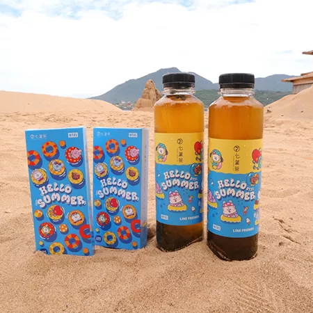 跟七盞茶、BT21一起Hello Summer  陪你消暑的【山萃烏龍冷泡茶】&【七盞紅萃冰棒】心動上市❤️($60) 